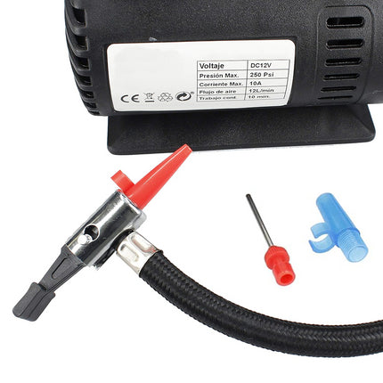Mini Compressore ad Aria Portatile 12V da 250psi per Pneumatici Auto e Camper