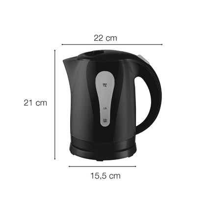 Bollitore Elettrico 1,8L 2200W Base Girevole e Spegnimento Automatico