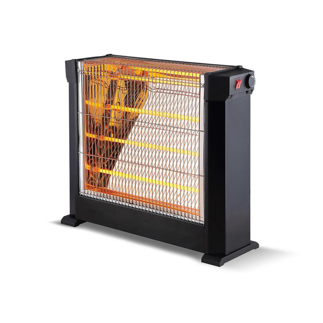 Stufa Quarzo Elettrica 4 Elementi Infrarossi Potenza Regolabile 2200W