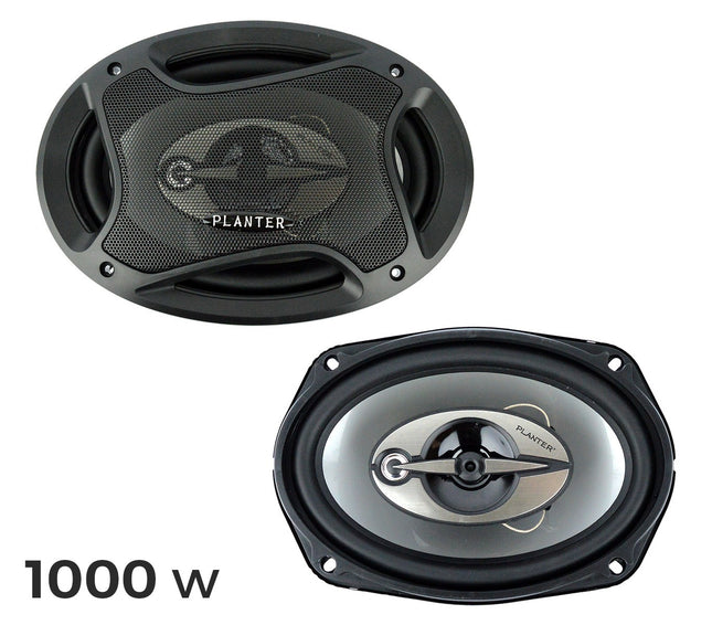 Coppia altoparlanti 6x9cm 1000 w casse auto diffusione