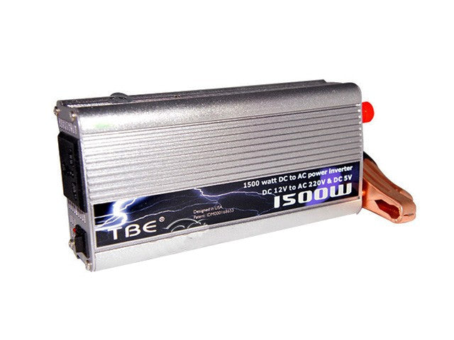  Inverter 1500 watt 12v 220v ac presa auto viaggio barca camper
