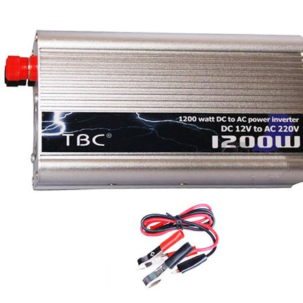 Inverter 1200 watt 12v 220v ac presa auto viaggio barca camper