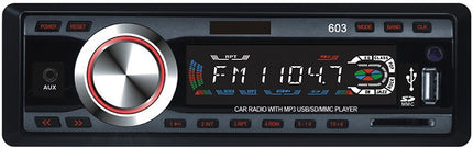 Stereo auto autoradio mp3 slot sd porta usb mp3-603 12v