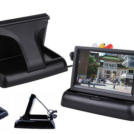 Monitor 3.5 parcheggio a scomparsa per telecamera retromarcia auto