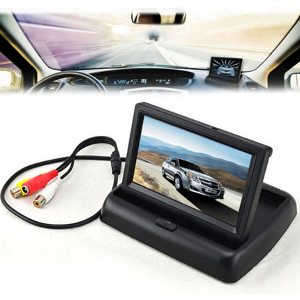 Monitor 3.5 parcheggio a scomparsa per telecamera retromarcia auto