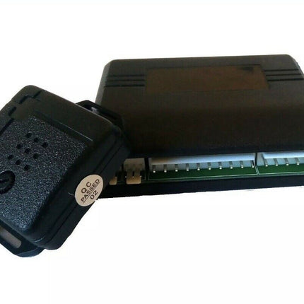 Kit antifurto allarme auto universale completo furgone camper con 2 telecomandi