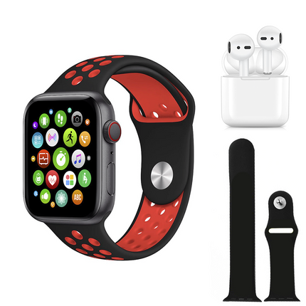 Smartwatch W26 PRO MAX Serie 8 con Auricolari e Doppio Cinturino Fitness Sports