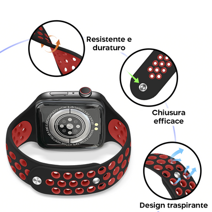 Smartwatch W26 PRO MAX Serie 8 con Auricolari e Doppio Cinturino Fitness Sports