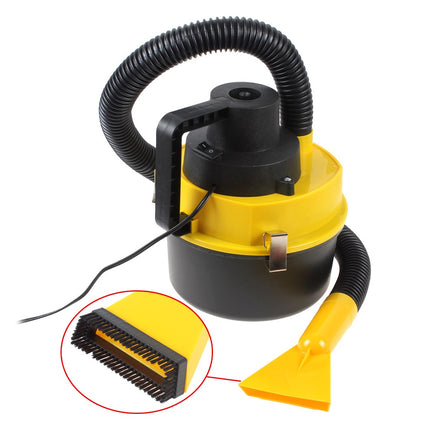 Aspirapolvere bidone 4,5 lt auto 12 v presa accendisigari con accessori
