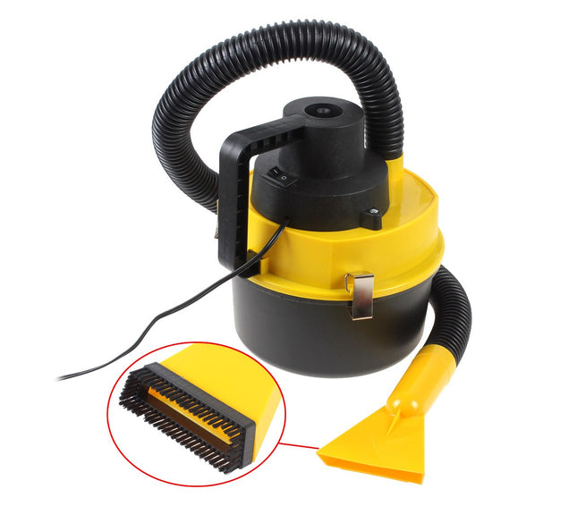 Aspirapolvere bidone 4,5 lt auto 12 v presa accendisigari con accessori